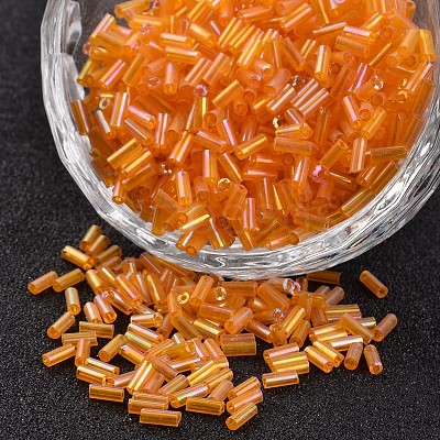Glass Bugle Beads SEED-I001-169-1