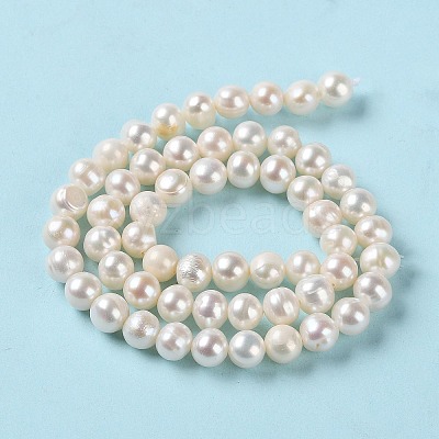 Natural Cultured Freshwater Pearl Beads Strands PEAR-E018-73-1