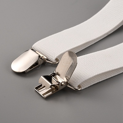 Adjustable Polyester Y-Shaped Heavy Duty Suspenders AJEW-WH0307-23K-1