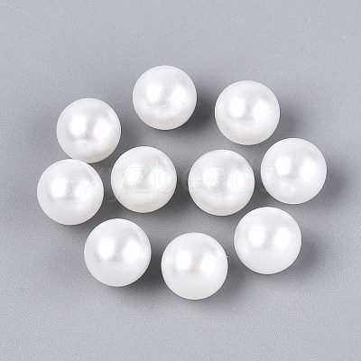 ABS Imitation Pearl Acrylic Beads OACR-S011-10mm-02-1