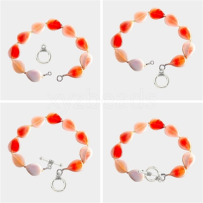 20Pcs 2 Colors Tibetan Style Alloy Toggle Clasps FIND-YW0004-22-1
