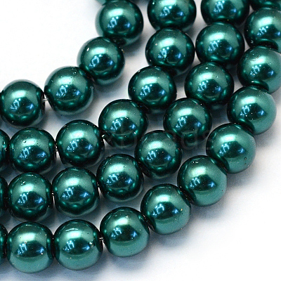 Baking Paint Glass Pearl Bead Strands HY-Q003-3mm-79-1