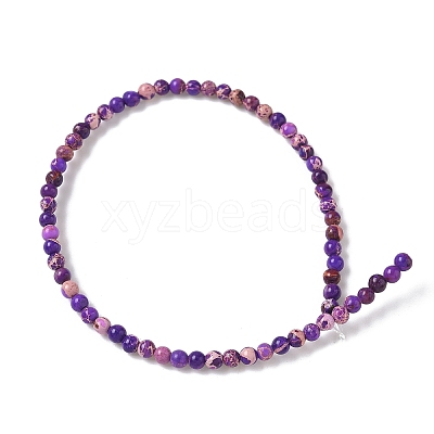Dyed Natural Regalite/Imperial Jasper/Sea Sediment Jasper Beads Strands G-B124-C05-07-1