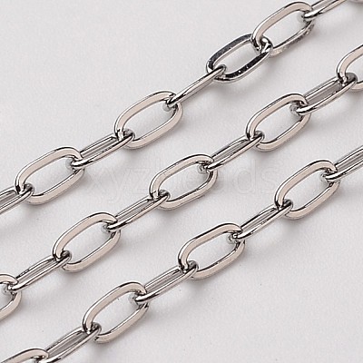 Tarnish Resistant 304 Stainless Steel Cable Chains CHS-L015-16-1