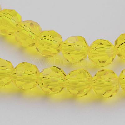 Transparent Glass Bead Strands GLAA-G013-4mm-68-1