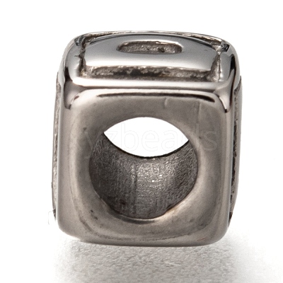 Tarnish Resistant 304 Stainless Steel European Beads OPDL-L020-001D-1