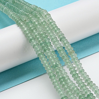 Natural Green Aventurine Beads Strands G-K343-C02-02-1