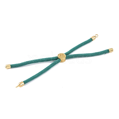 Nylon Cords Bracelet Makings Fit for Connector Charms AJEW-P116-01G-23-1