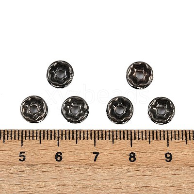 Iron Grade A Crystal Rhinestone Spacer Beads RB-A010-8MM-B-1