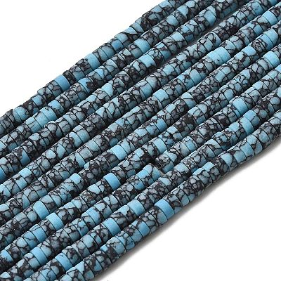 Dyed Synthetic Turquoise Beads Strands G-Z089-A04-S-1