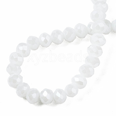 Electroplate Glass Beads Strands EGLA-A044-P4mm-A01-1
