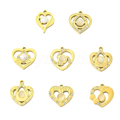 304 Stainless Steel Pendants STAS-CJ0003-42-1