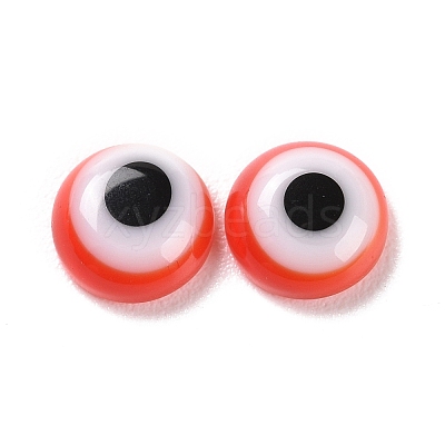 Handmade Lampwork Evil Eye Cabochons LAMP-E022-01A-1