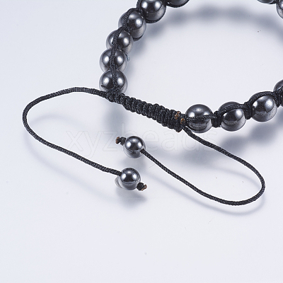 Adjustable Nylon Cord Braided Bead Bracelets BJEW-F308-50-1