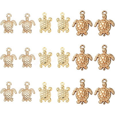 18Pcs 3 Styles Brass Charms FIND-PH0022-94-1