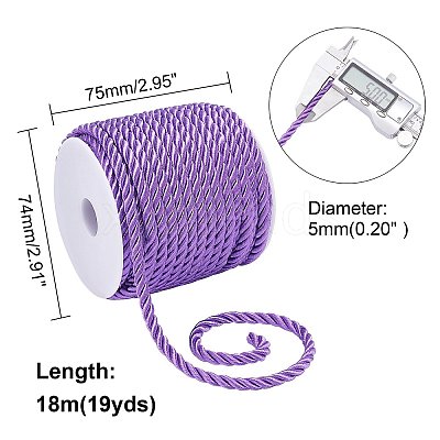 3-Ply Polyester Braided Cord OCOR-PH0001-27H-WH-1