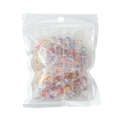 120Pcs 8 Colors Glass Beads GLAA-FS0001-42-1