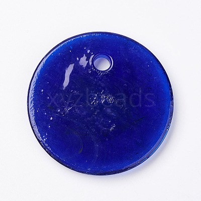 Handmade Lampwork Evil Eye Pendants LAMP-E106-02C-1