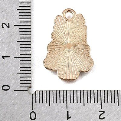Alloy with Green Enamel Pendants AL-CBA9E11-04KCG-02B-1