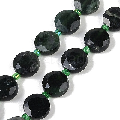 Natural Black Jade Beads Strands G-C116-A54-01-1