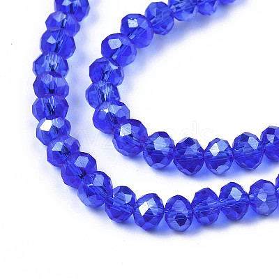 Electroplate Glass Beads Strands LS-EGLA-A034-T4mm-B-1