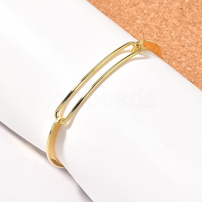 Brass Bangles BJEW-K153-02G-1