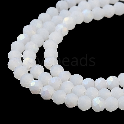 Imitation Jade Glass Beads Strands X1-EGLA-A034-J3mm-MB05-1