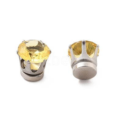 Cubic Zirconia Clip-on Earrings EJEW-L100-01P-02-1