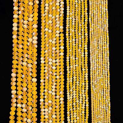 Transparent Glass Beads Strands EGLA-A044-T8mm-MB05-1