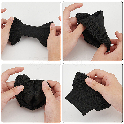 2PCS Nylon Knit Rib Bell Sleeve Cuff DIY-WR0003-96-1