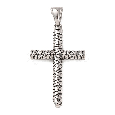 Easter 304 Stainless Steel Pendants STAS-E526-05AS-1