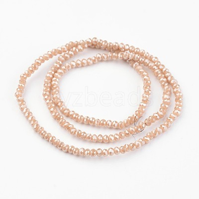 Electroplate Glass Beads Strands EGLA-P018-2mm-FR-A03-1