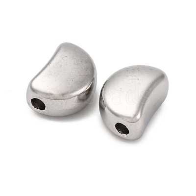 304 Stainless Steel Beads STAS-C128-02B-P-1