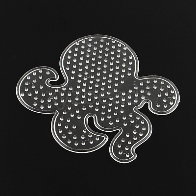 Octopus ABC Plastic Pegboards used for 5x5mm DIY Fuse Beads X-DIY-Q009-39-1