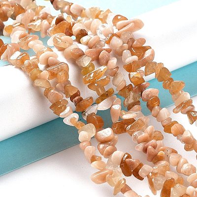 Natural Pink Aventurine Beads Strands X-G-E607-A13-1