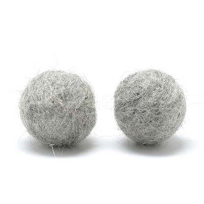 DIY Doll Craft Wool Felt Ball AJEW-R069-30mm-03-1