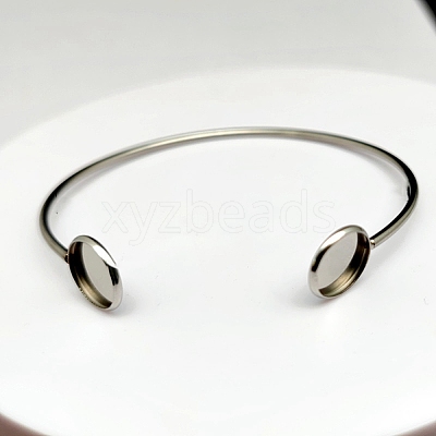 304 Stainless Steel Cuff Bangle Making FIND-WH0032-97P-1