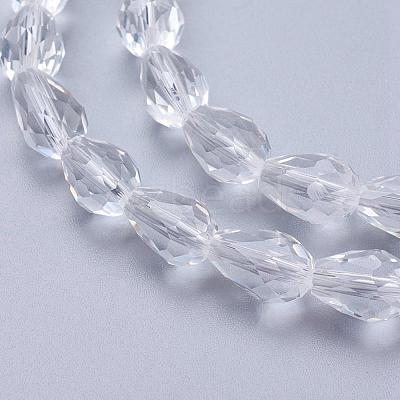 Glass Beads Strands GLAA-R024-11x8mm-12-1