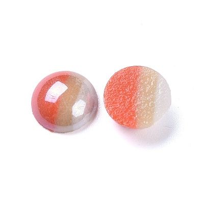 Opaque Glass Cabochons GGLA-S038-12N-10mm-1