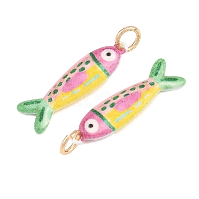 Printed Brass Pendants KK-CBA0A0E-01D-G-1