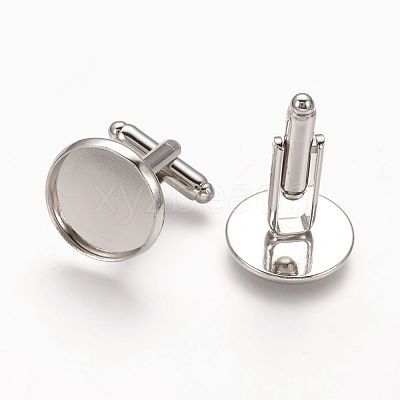 Brass Cufflinks KK-E464-P-1