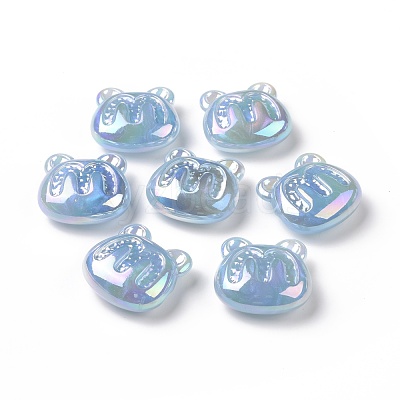 Opaque Acrylic Beads OACR-A010-07C-1
