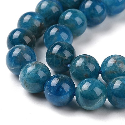 Natural Apatite Beads Strands G-R446-8mm-11-1