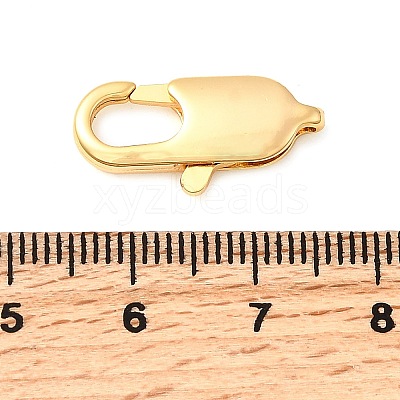 Brass Clasps KK-D407-19G-B-1