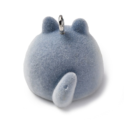 Flocky Animal Resin Pendants FIND-S001-05J-1