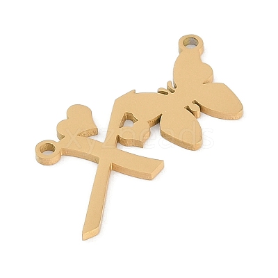 304 Stainless Steel Pendants STAS-L279-002G-X-1
