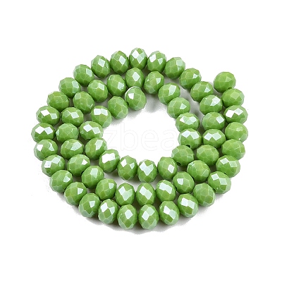 Electroplate Glass Beads Strands LS-EGLA-A044-P8mm-A30-1