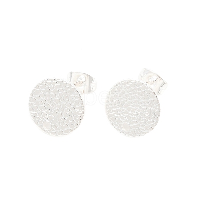 304 Stainless Steel Stud Earring Findings STAS-O119-15C-S-1