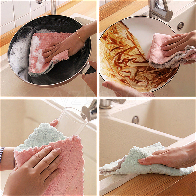 Rectangle Fibre Cleaning Cloth FIND-WH20012-30D-1