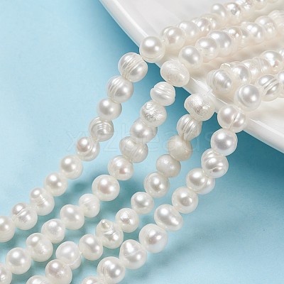 Natural Cultured Freshwater Pearl Beads Strands X1-PEAR-N013-06G-1